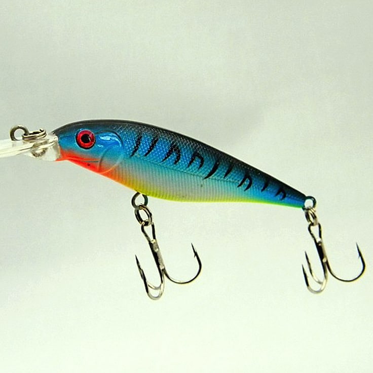 10 Piece Fishing Lure Set with Bell, 11cm Wobbler Baits — close-up details