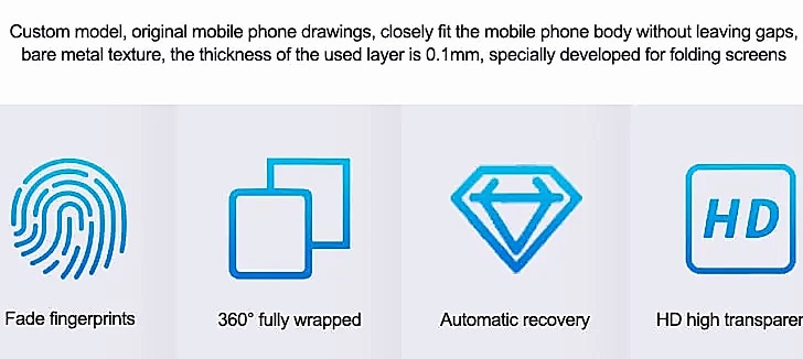 Sunshine SS-057 Hydrogel Screen Protector Film for Mobile — feature highlights