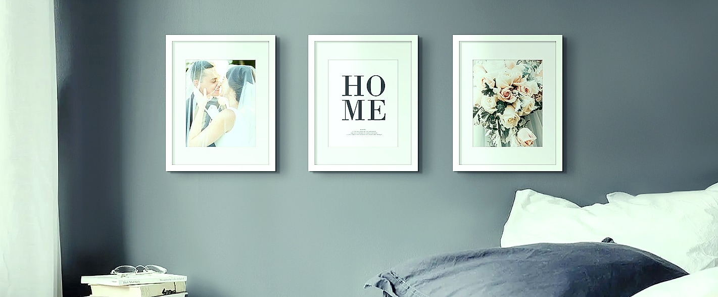 Upsimples 11x14 Picture Frame for 8x10 Photos with Mat — parts overview