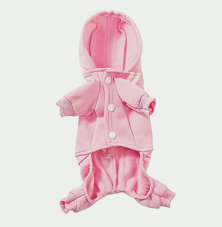 WANGMEOW Adidog Dog Jumpsuit Warm Hoodies Pet Clothing — assembled view