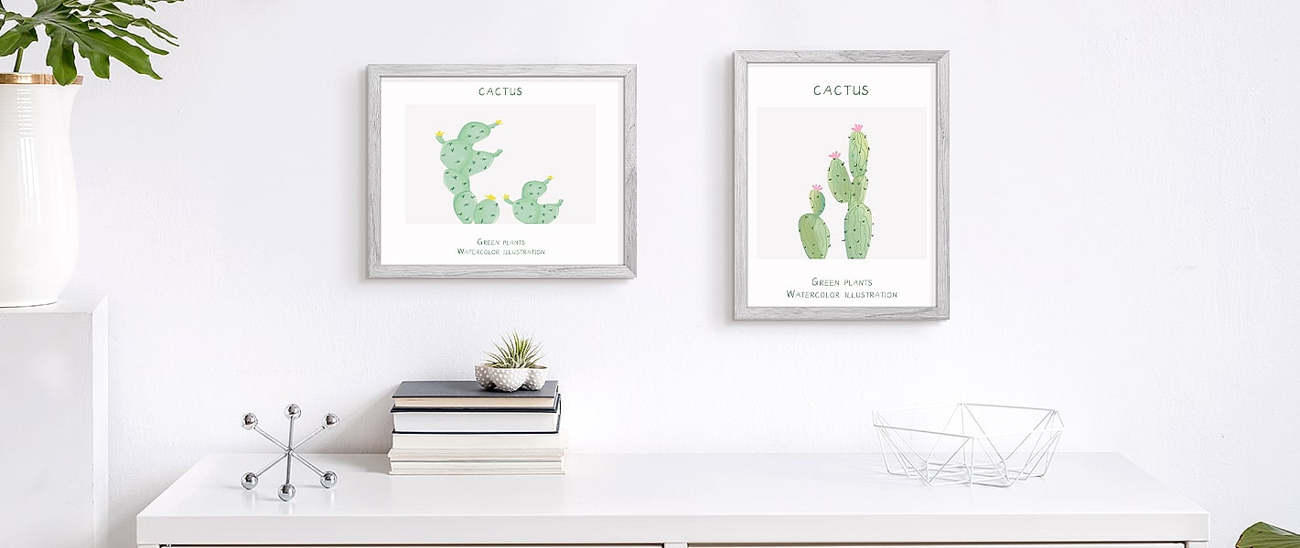 Upsimples 11x14 Picture Frame for 8x10 Photos with Mat — interior detail
