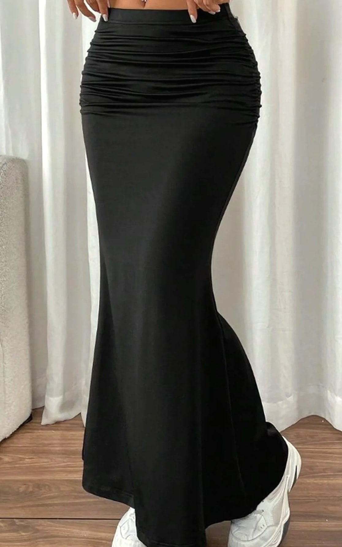 DOHTIH Women's Solid Fishtail Skirt High Waist — build progress