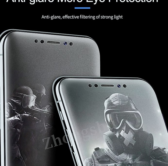 Sunshine SS-057 Hydrogel Screen Protector Film for Mobile — interior detail