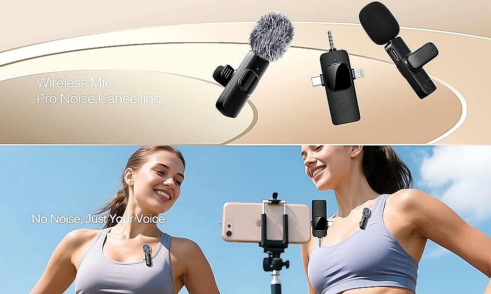 Labstandard Wireless Lavalier Microphone for iPhone and — feature highlights