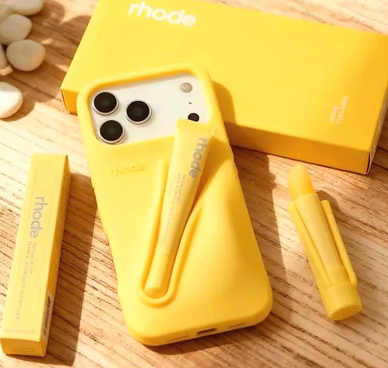 RHODE Lemontini Silicone Phone Case for iPhone — scale reference