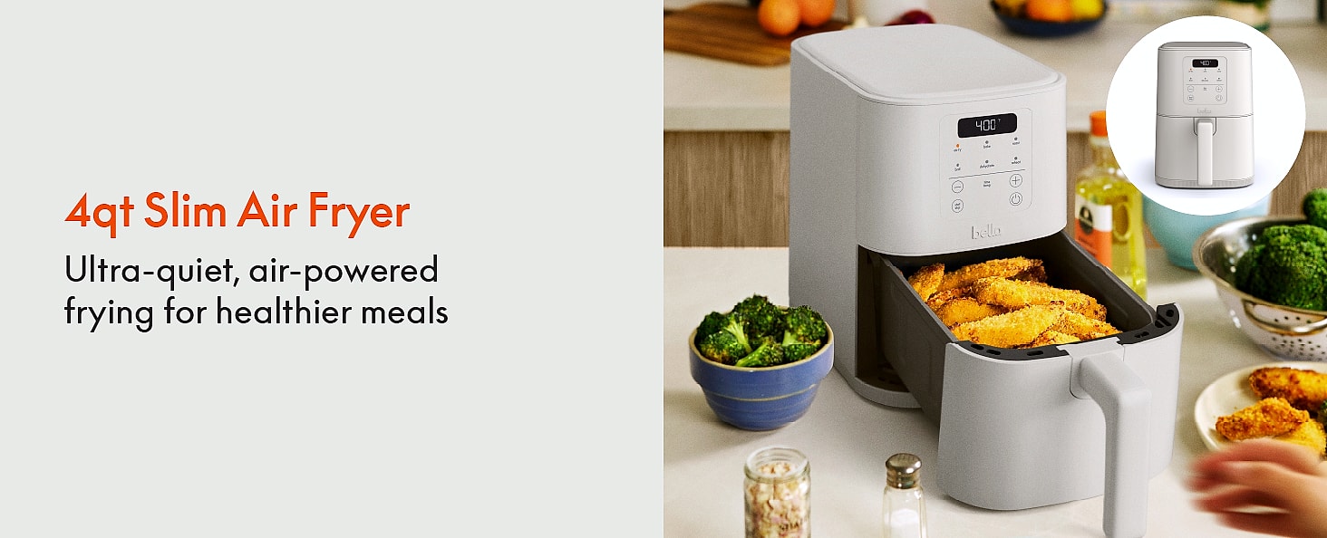 Bella 2 Slice Slim Toaster 900W with 10" Long Slot — parts overview
