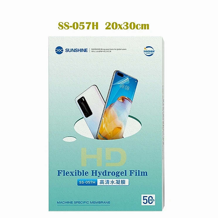 Sunshine SS-057 Hydrogel Screen Protector Film for Mobile — feature highlights