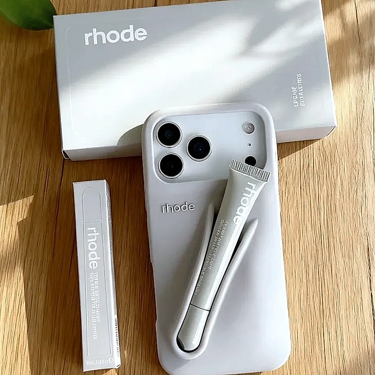 RHODE Lemontini Silicone Phone Case for iPhone — side view