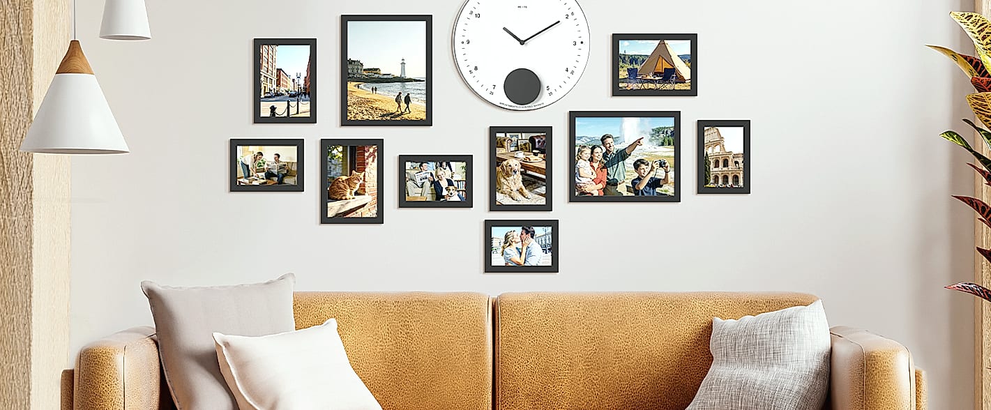 Upsimples 11x14 Picture Frame for 8x10 Photos with Mat — feature highlights