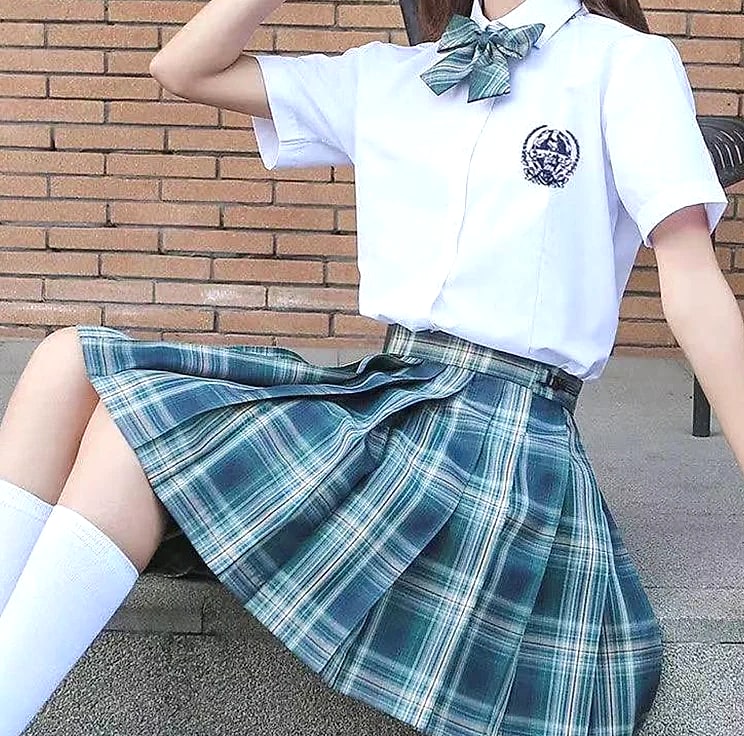 ZOKI Plaid Pleated Mini Skirt High Waist Bow Knot — build progress