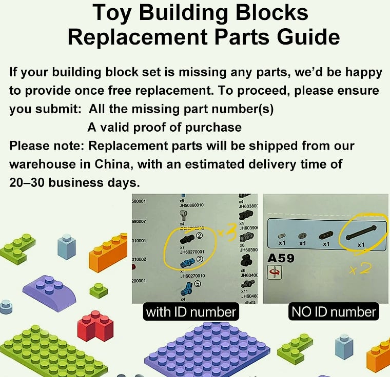 Barweer 4190pc Mystery Mansion Modular Building Block Set — package contents