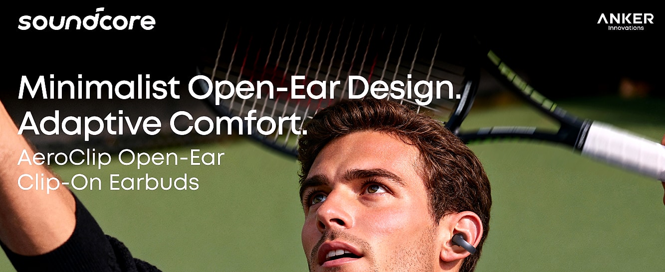 Soundcore AeroClip Open-Ear Earbuds with 4 Mics — package contents
