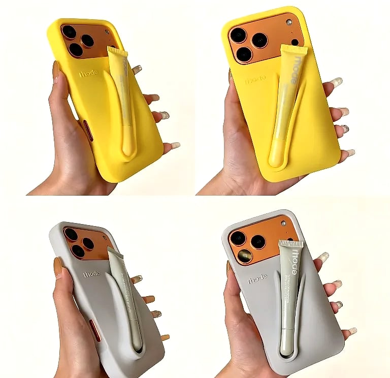 RHODE Lemontini Silicone Phone Case for iPhone — close-up details