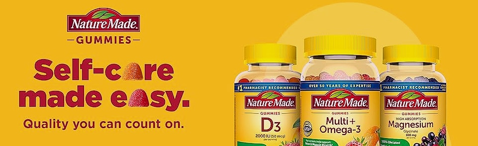 Nature Made Multivitamin + Omega-3 Gummies, 140 Count — package contents