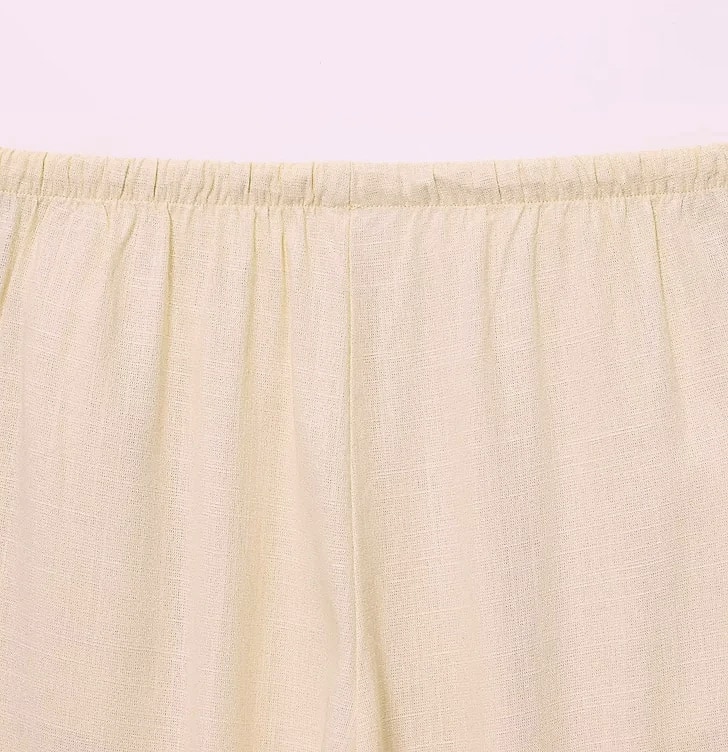 HXAO Women's Baggy Wide Linen Pants High Waist Casual — package contents
