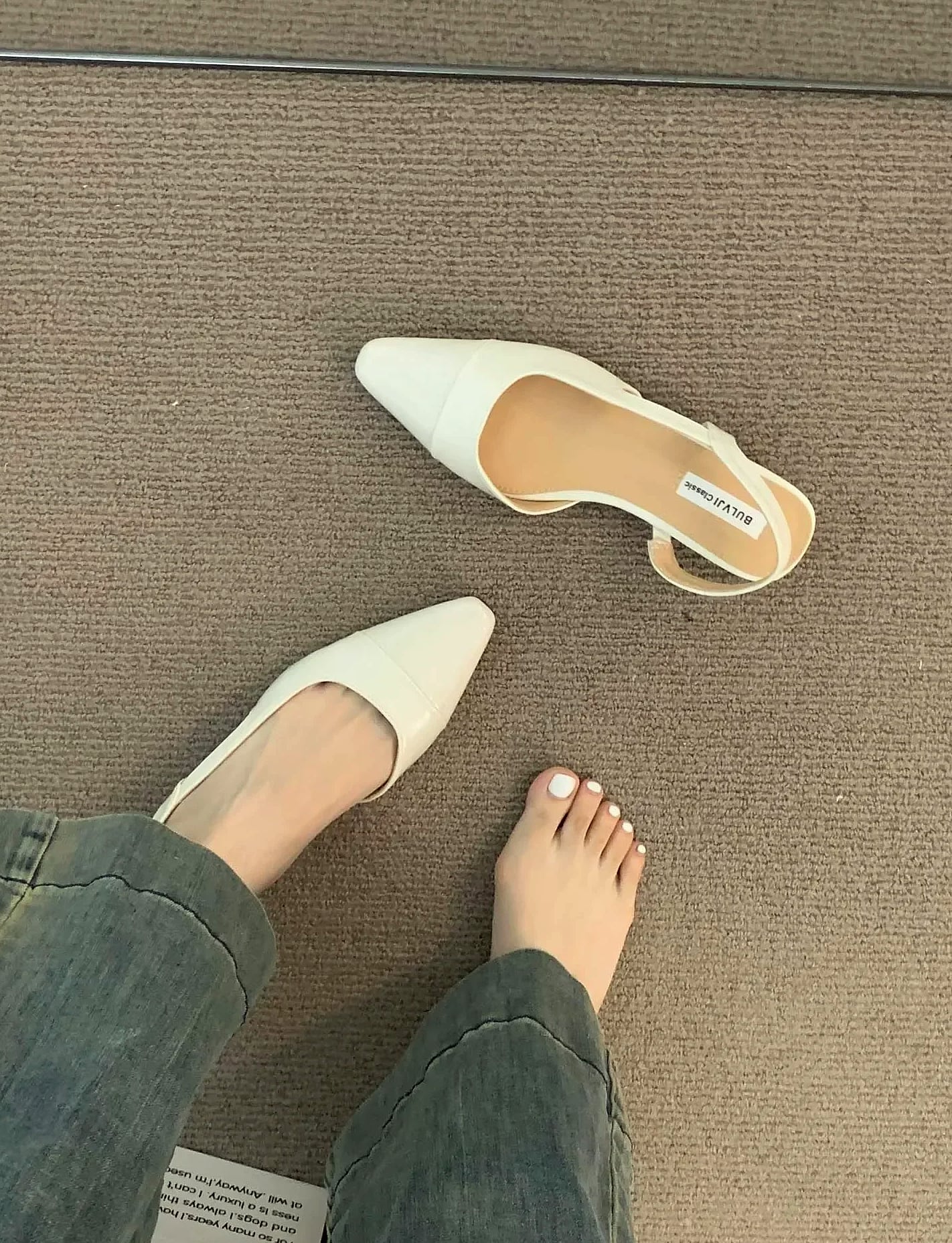 ZYXZ Pointed Toe Flat Sandals Women Summer PU Leather — feature highlights