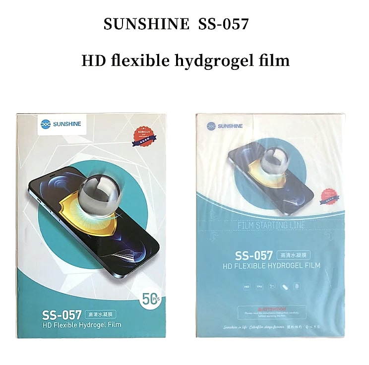 Sunshine SS-057 Hydrogel Screen Protector Film for Mobile — parts overview