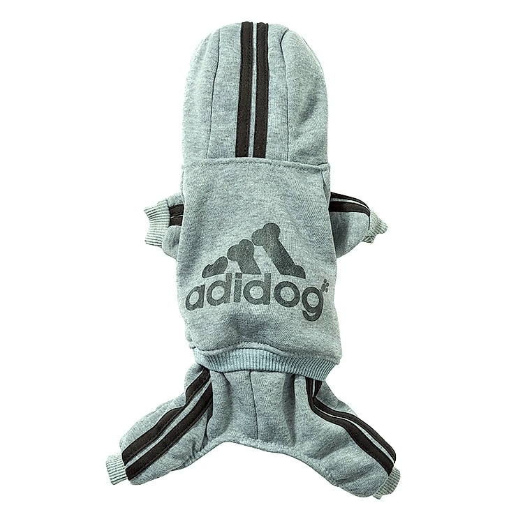 WANGMEOW Adidog Dog Jumpsuit Warm Hoodies Pet Clothing — parts overview