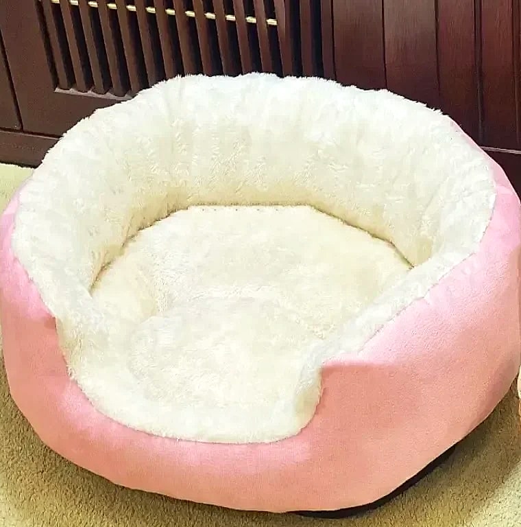 Soft Warm Dog Bed Basket for Medium Large Dogs Cat House — package contents