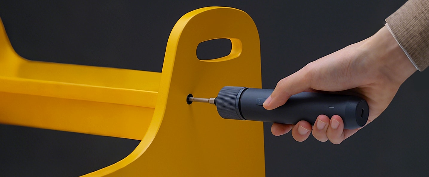 HOTO 25-Piece Electric Screwdriver Kit with LED Light — feature highlights