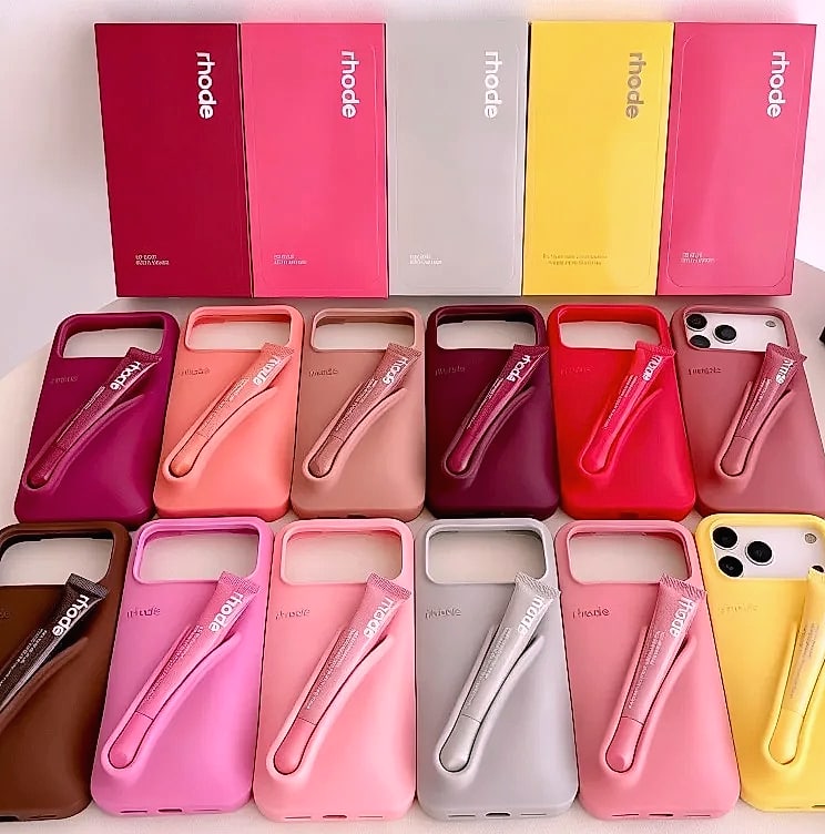 RHODE Lemontini Silicone Phone Case for iPhone — package contents