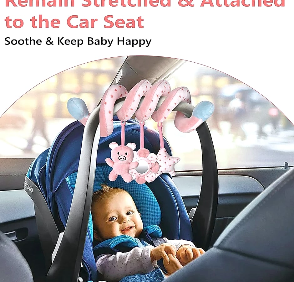QWZ Infant Spiral Activity Hanging Toys for Car Seat — build progress