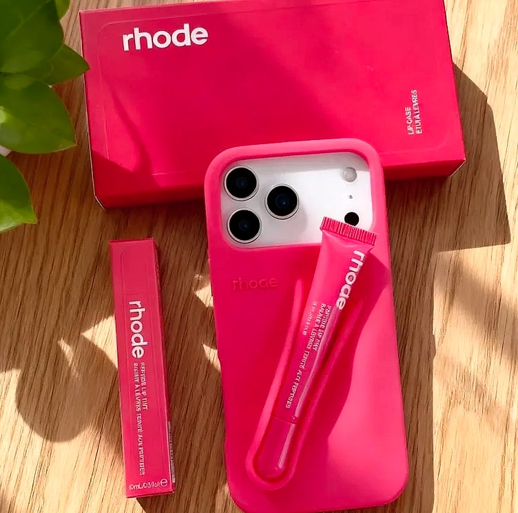 RHODE Lemontini Silicone Phone Case for iPhone — package contents