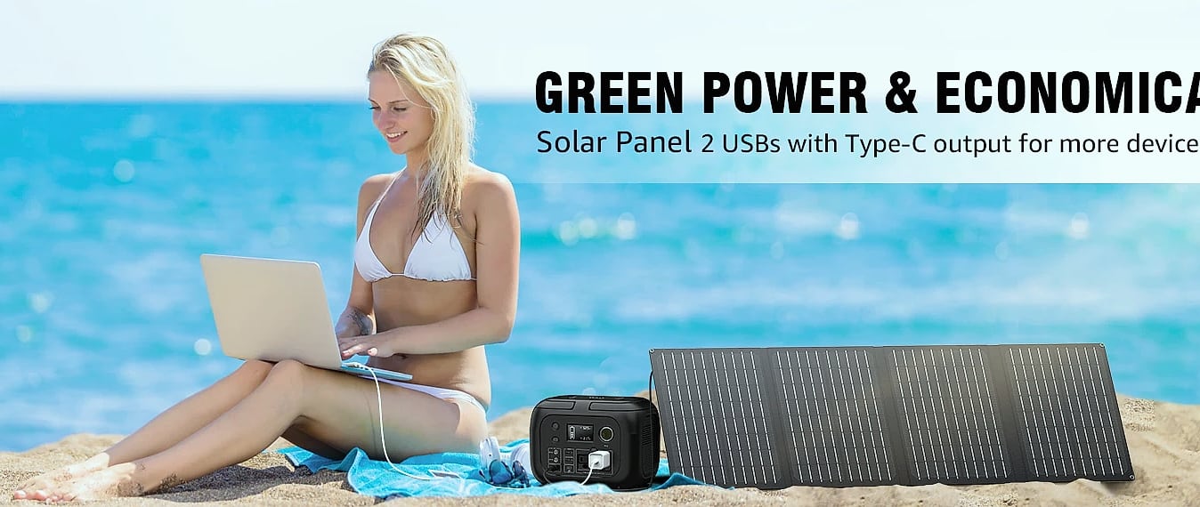SinKeu 300W Portable Power Station with 40W Solar Panel Kit — build progress