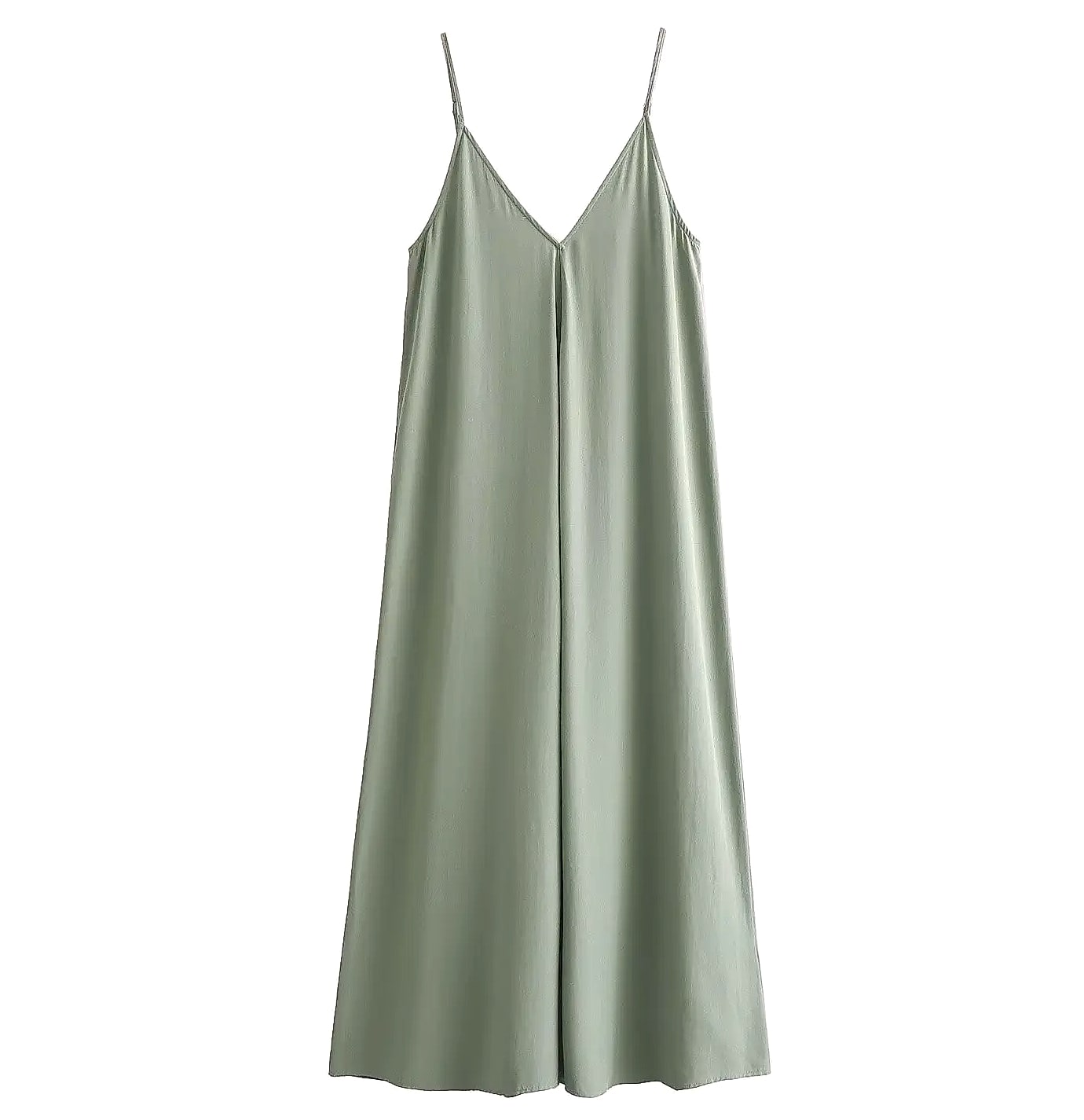 MUJER Backless Slip Maxi Dress for Summer — parts overview