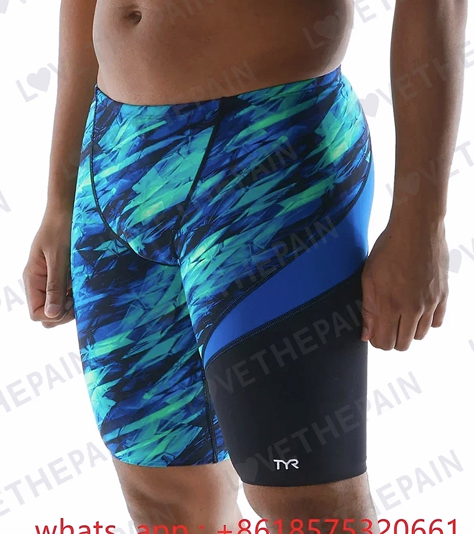 Tyr Vitric Jammer Men's Swim Trunks Quick Dry UV — parts overview