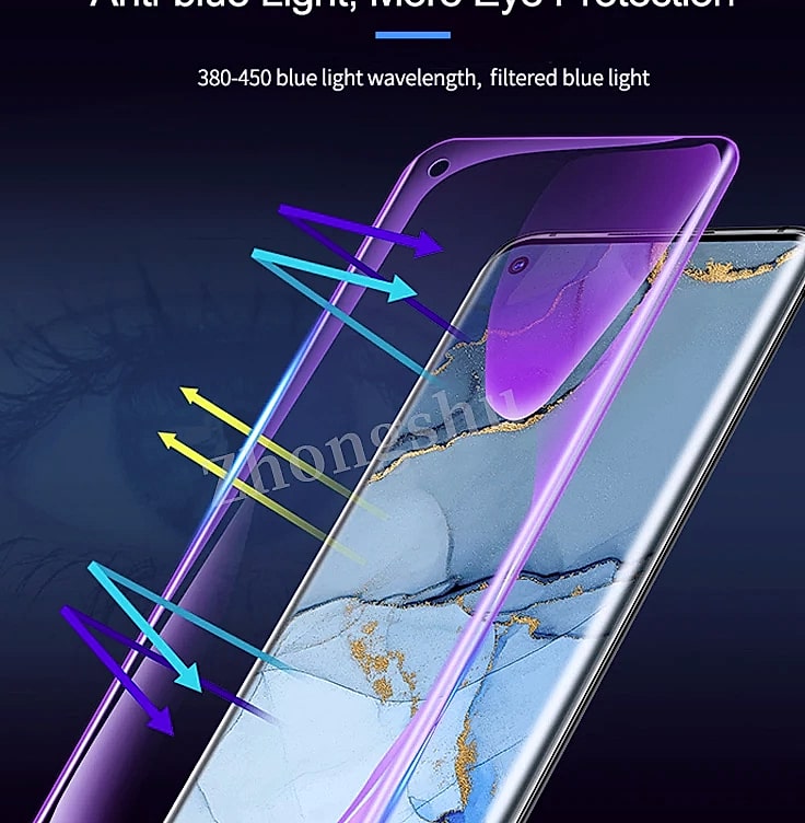 Sunshine SS-057 Hydrogel Screen Protector Film for Mobile — scale reference