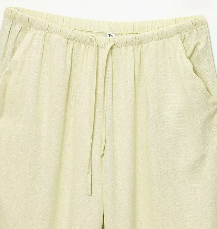 HXAO Women's Baggy Wide Linen Pants High Waist Casual — build progress