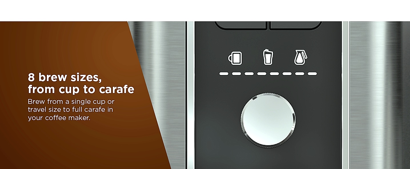 Ninja CM401 Specialty Coffee Maker with Frother — side view