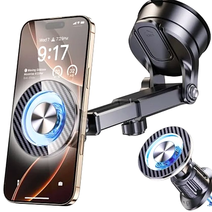 Magnetic Car Phone Holder with MagSafe Compatibility — package contents