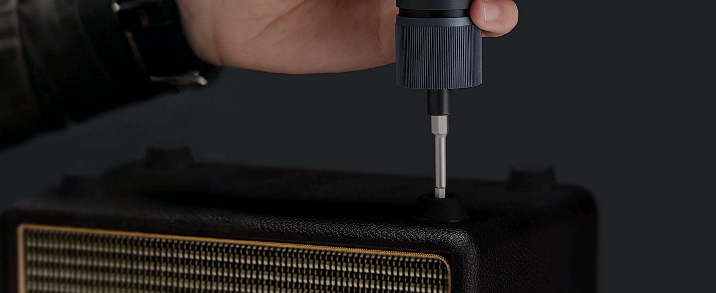 HOTO 25-Piece Electric Screwdriver Kit with LED Light — build progress