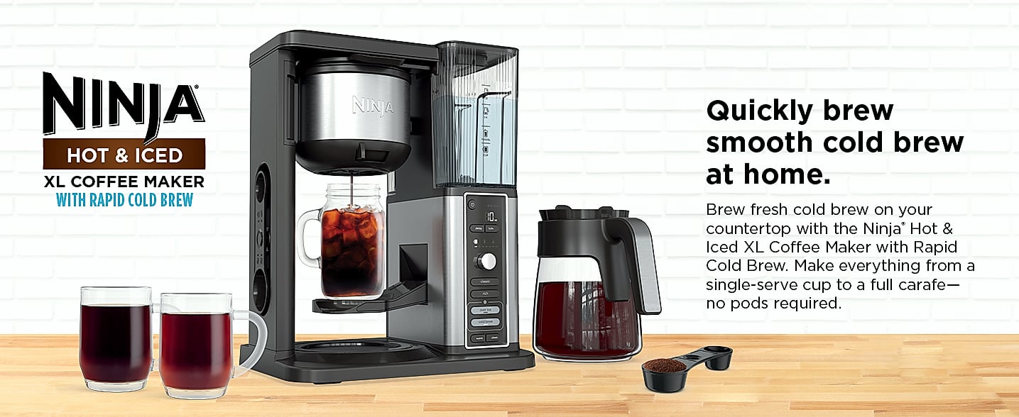 Ninja CM401 Specialty Coffee Maker with Frother — close-up details