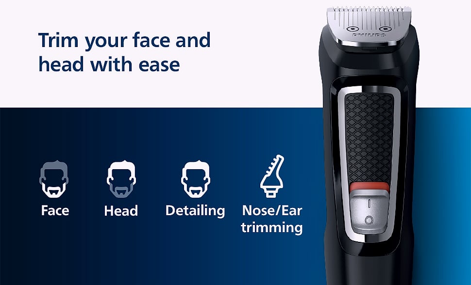 Norelco 3000 Series 13-in-1 Beard and Head Hair Trimmer — assembled view