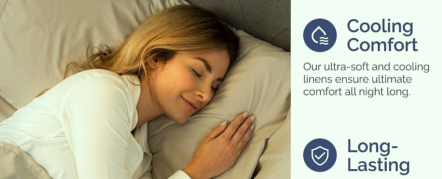 CGK Unlimited Queen Sheet Set with Deep Pockets and Soft — package contents
