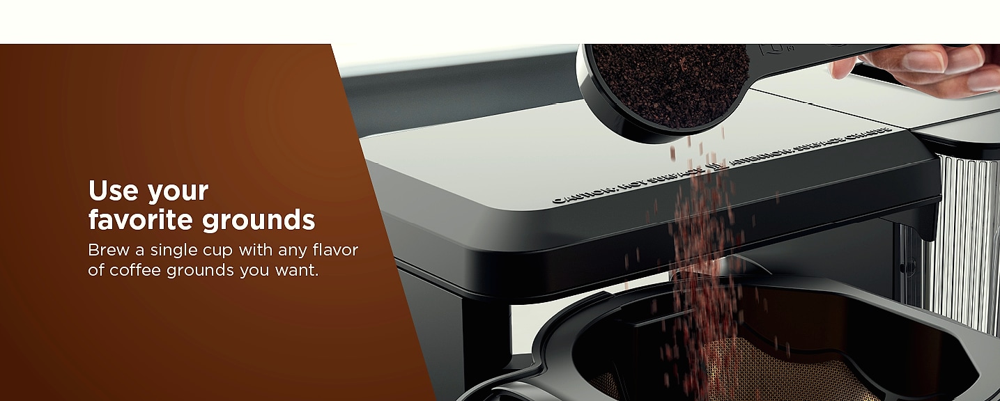 Ninja CM401 Specialty Coffee Maker with Frother — scale reference