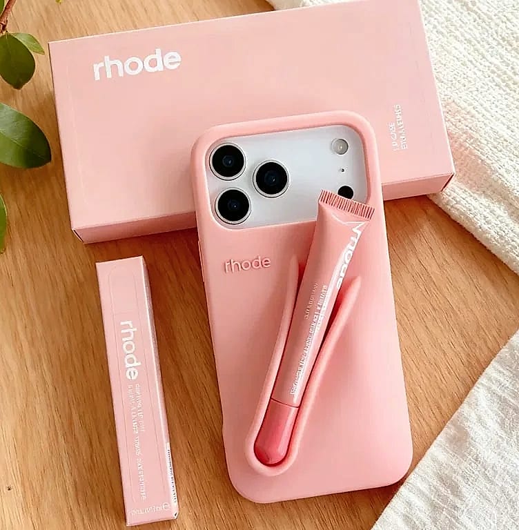 RHODE Lemontini Silicone Phone Case for iPhone — interior detail