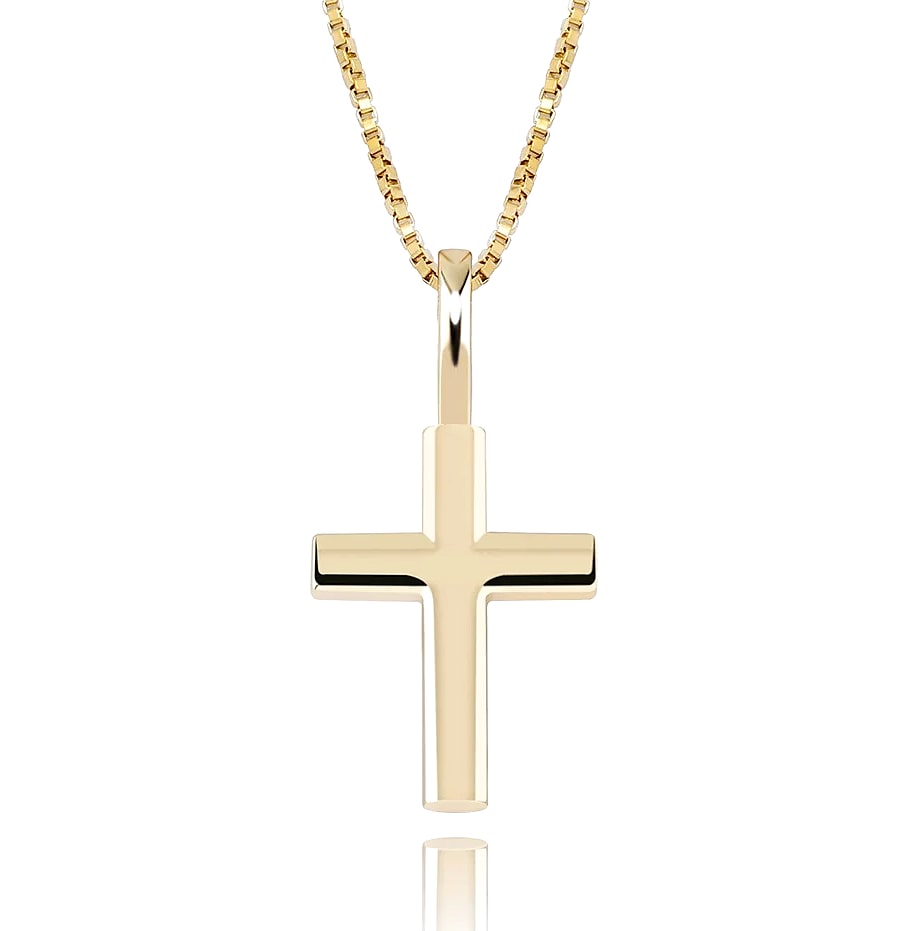 TOPGRILLZ 925 Sterling Silver Ice Zircon Cross Pendant — interior detail