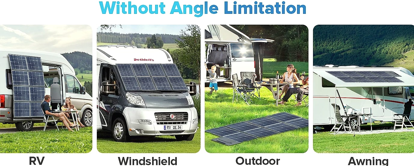 Renogy 400W Foldable Solar Panel Blanket, N-Type Cells — scale reference