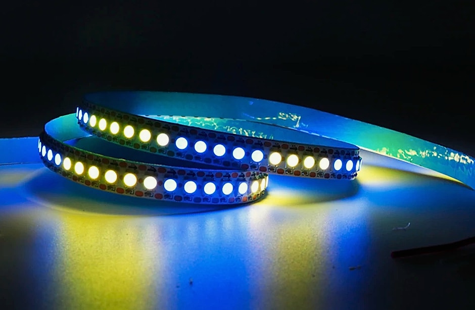 TNALANT WS2812B Addressable LED Strip 5V RGB Pixels — interior detail