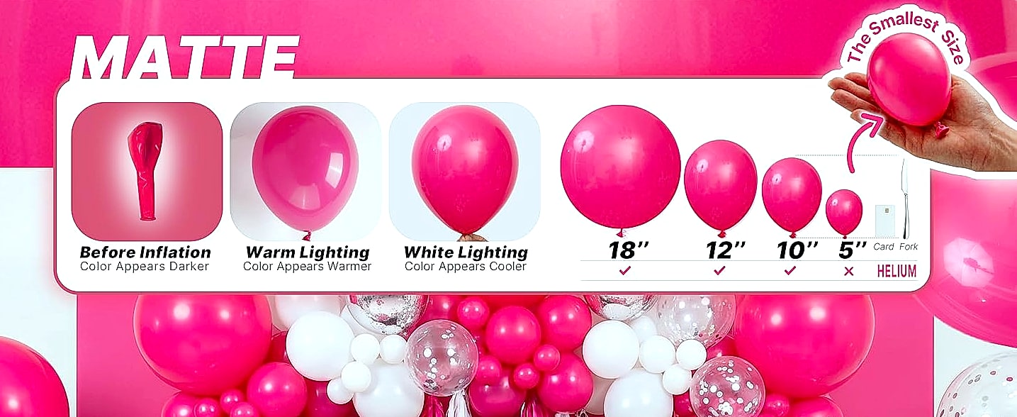 PartyWoo Black Balloons 140 pcs Arch Kit, 5-18 Inch — build progress