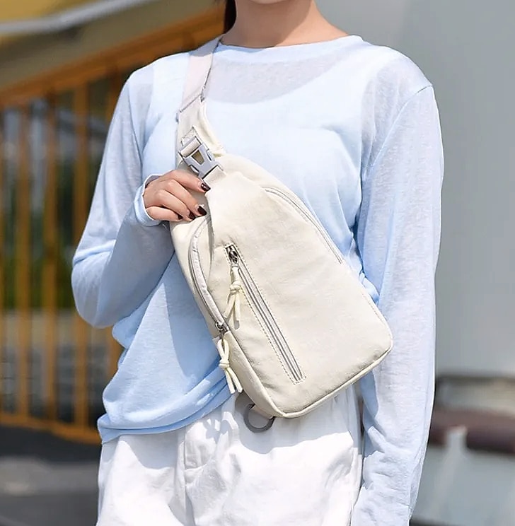 Waterproof Sling Chest Bag for Travel and Outdoor Sports — feature highlights
