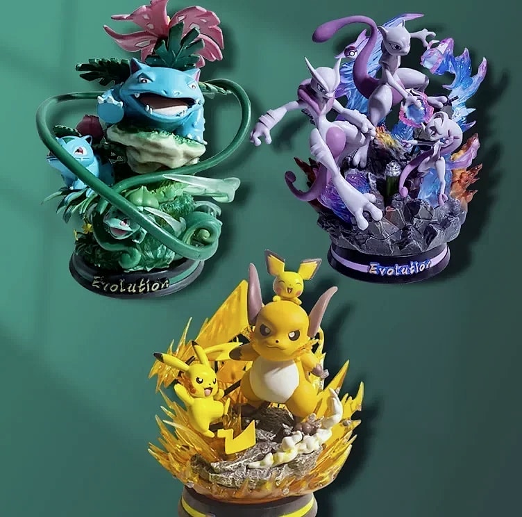 MINISO Pokemon 30cm Figure Mystery Box 10-Pack — side view