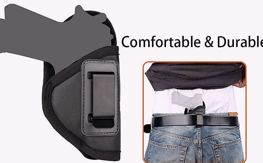 PU Leather Concealed Gun Holster for Glock 17 19 1911 — package contents
