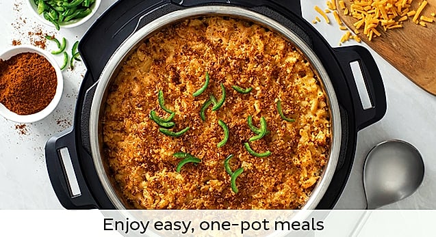 Instant Pot Duo 7-in-1 Electric Pressure Cooker, 6 Quart — assembled view