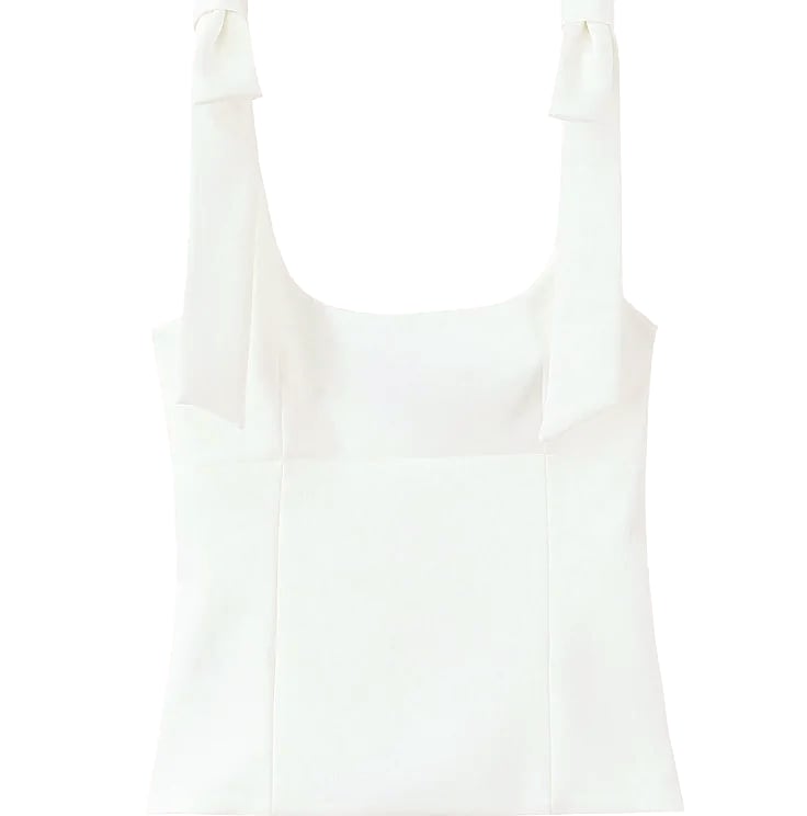 HXAO Butterfly Crop Top Women's Summer Sleeveless Tank — side view