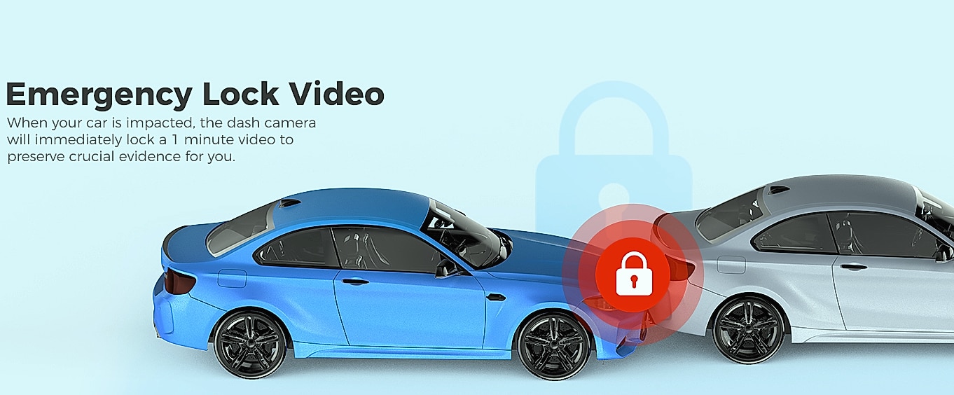 Kankeirr M300 dash cam front 1296P with WiFi and night — feature highlights